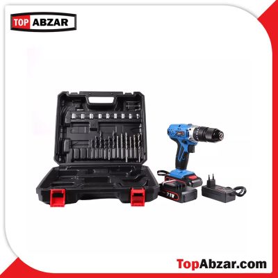 دریل پیچ گوشتی شارژی 21 ولت ادون با لوازم مدل LV3-2110 Edon LV3-2110 Cordless Drill Driver