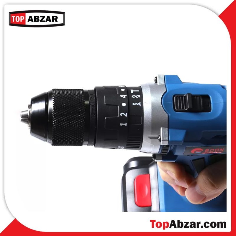 دریل پیچ گوشتی شارژی 21 ولت ادون با لوازم مدل LV3-2110 Edon LV3-2110 Cordless Drill Driver