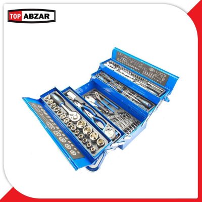 جعبه ابزار 85 پارچه صنعتی باس مدل BS-123T160-85