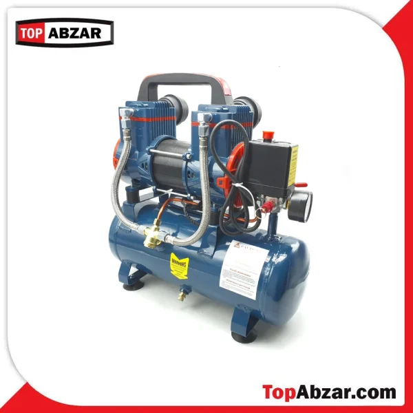 13- (2) (4) (5) کمپرسور باد باس ۱۰ لیتر مدل A10 - Image 6
