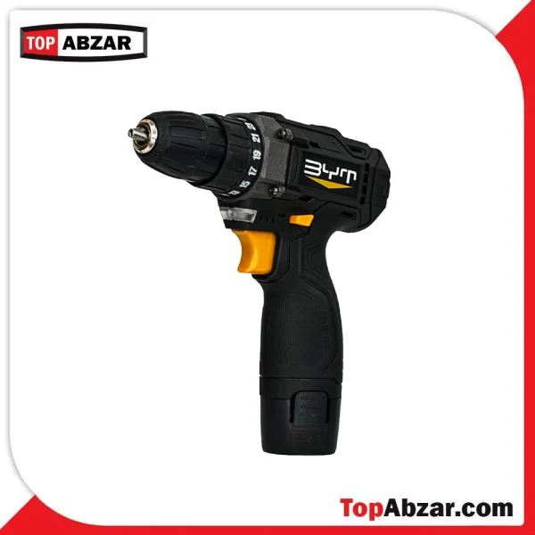 13- (2) دریل شارژی تک باطری 12 ولت بی وای تی مدل 1211 - Image 1