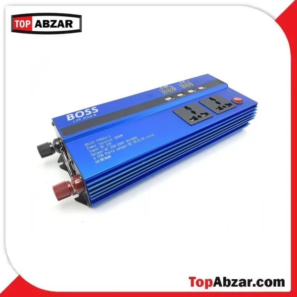 مبدل برق 12 ولت به 220 ولت باس مدل 2000 وات مدل BS123TYN254-2 - Image 3