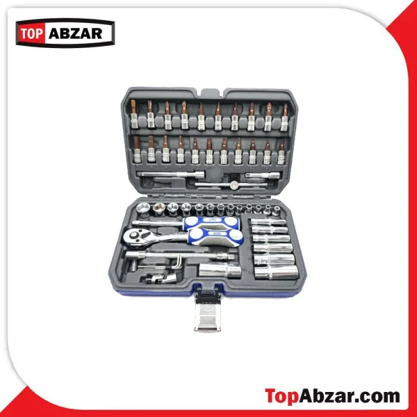 جعبه بکس ۵۳ عددی صنعتی باس مدل BS-53pcs - Image 1