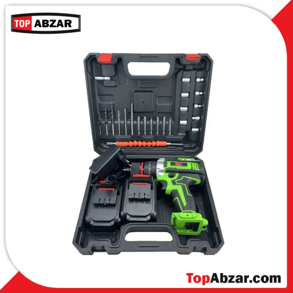 دریل پیچ گوشتی شارژی چکشی باس مدل BS36V اتوماتیک ۲۶ عددی - Image 2