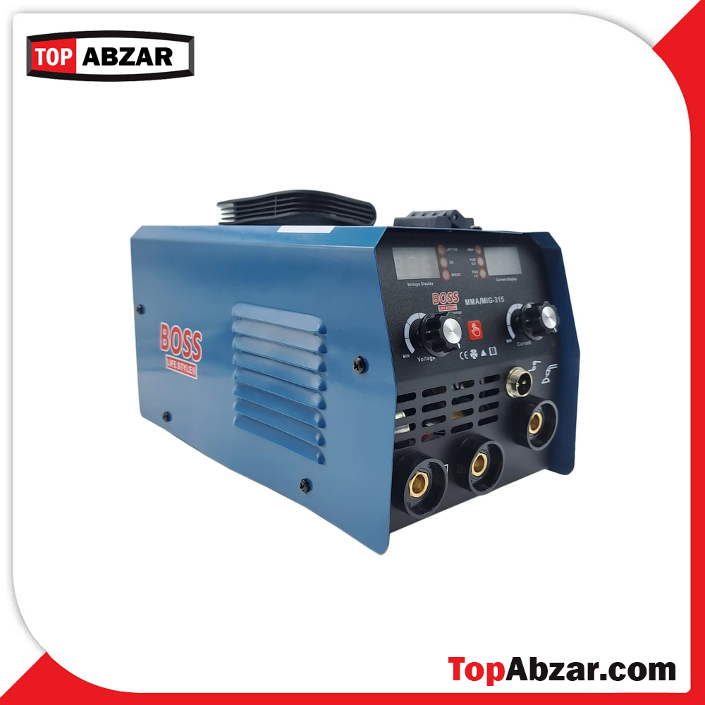 4 دستگاه جوشکاری باس مدل MIG/MMA-315 ظرفیت ۳۱۵ آمپر تک فاز - Image 1