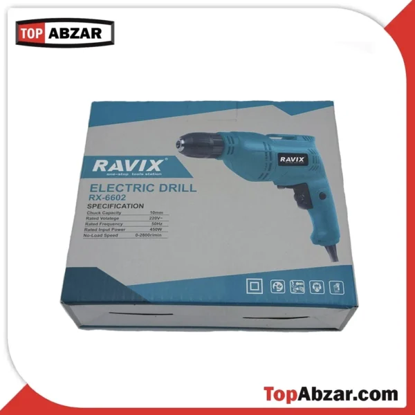 دریل 10 میلی متری اتومات راویکس مدل RX-6602