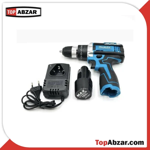 دریل شارژی 18 ولت نیم تنه فلزی طرح ماکیتا مدل MT181