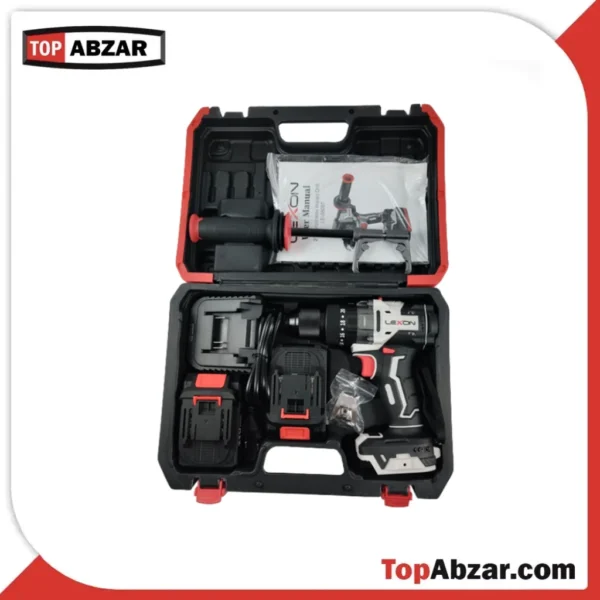 دریل شارژی براشلس 21 ولت لکسون مدل LE-5809T